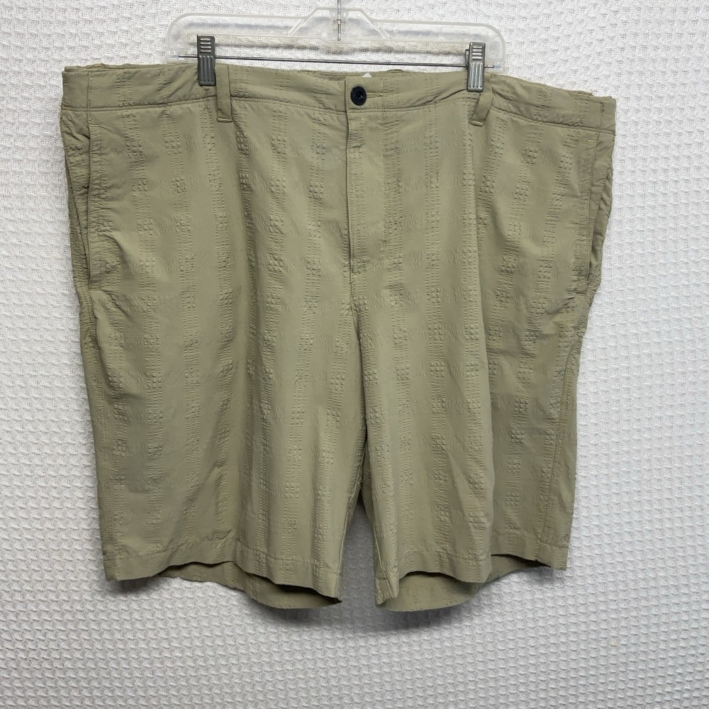Tommy Bahama Men's Size 44 Beige Nylon Textured 11" Chino Shorts Nylon Spandex